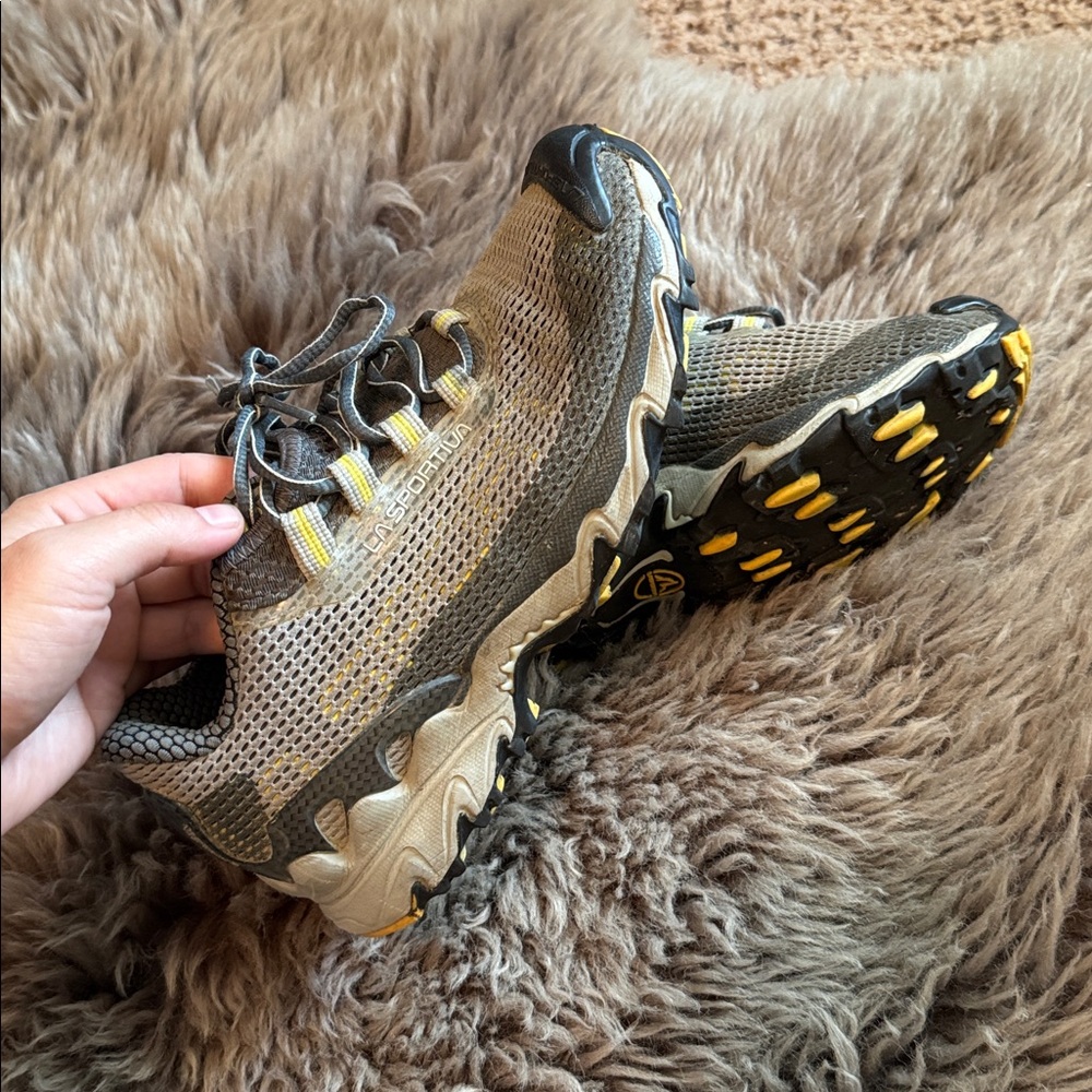LA SPORTIVA Multi-Terrain Running Shoes - Gray and Yellow